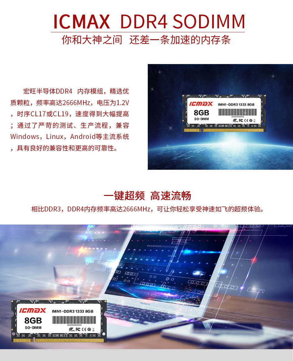  DDR4 UDIMM商用系列